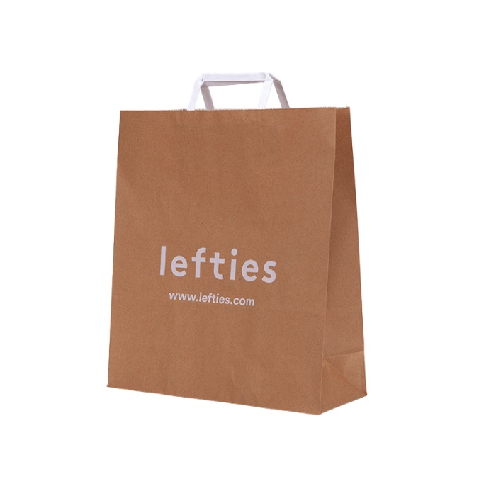 Flat Handle Paper Bag