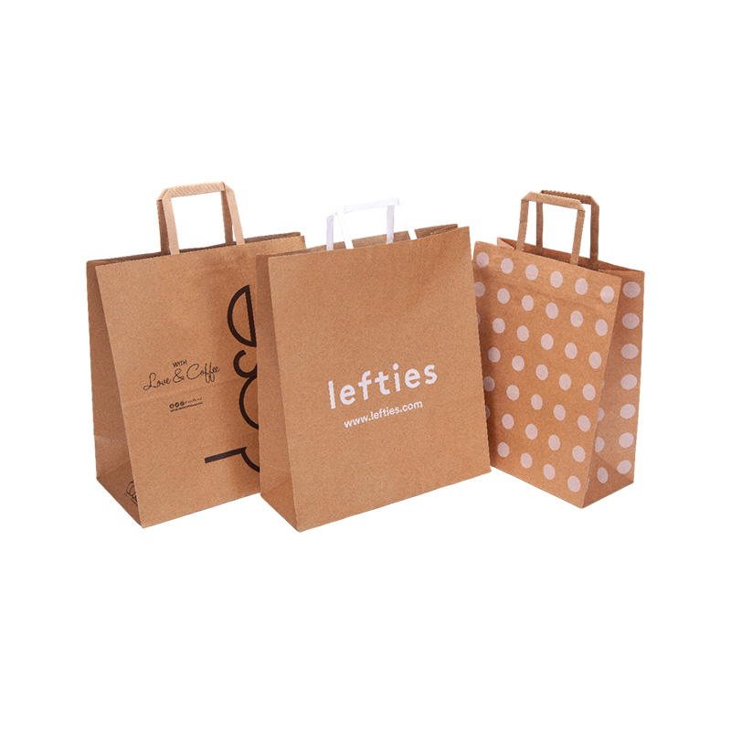 Recycled paper gift bags